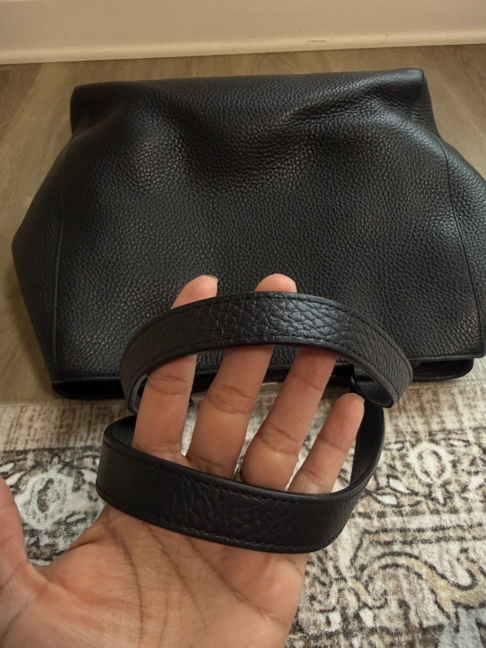 Dagne Dover Large Allyn Tote - Onyx - Picture 9 of 11